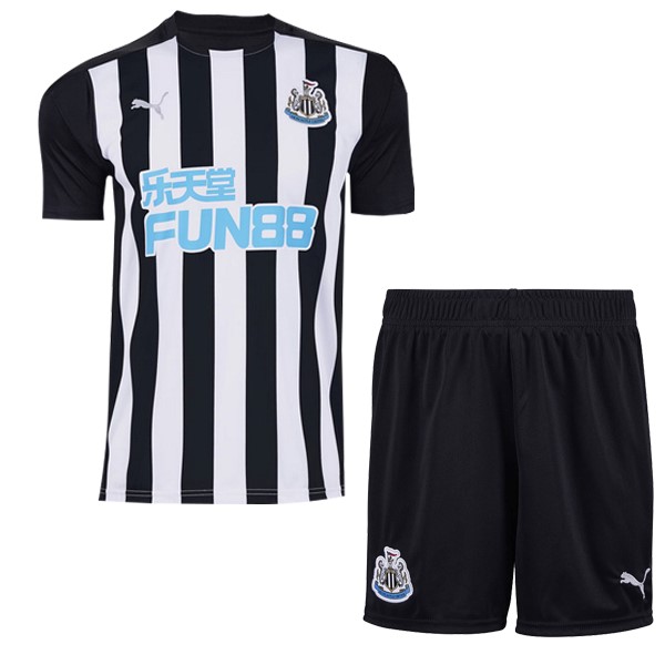 Maillot Football Newcastle United Domicile Enfant 2020-21 Blanc Noir